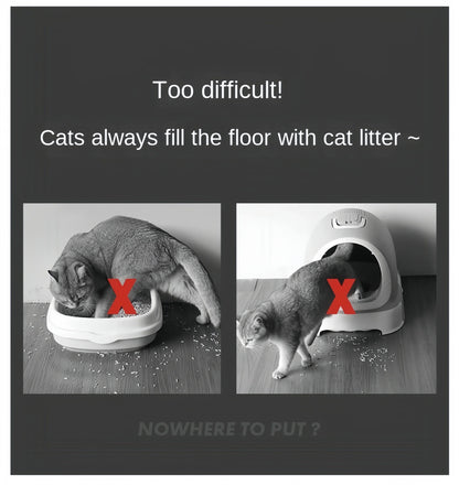 Waterproof Non-Slip Cat Litter Mat – Double Layer & Easy Clean Design