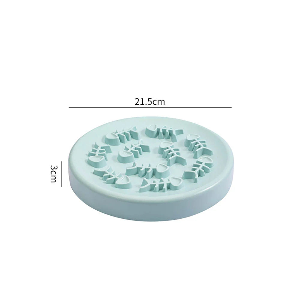 FishBone Slow Feed Pet Bowl