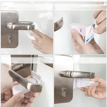 Pet-Safe Door Lock – 180° Rotating Security Latch for Doors & Cabinets