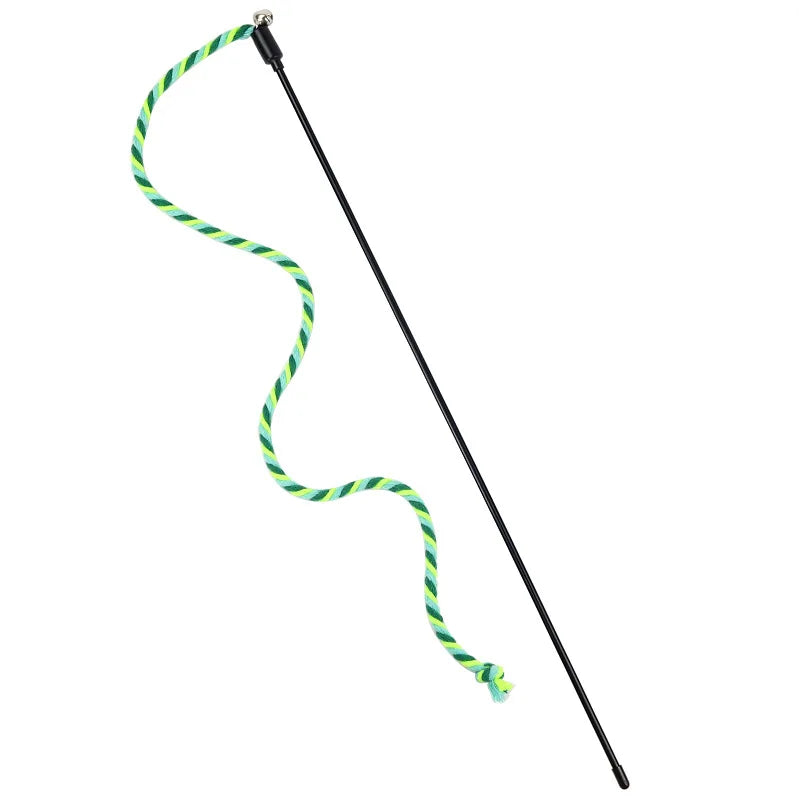 Interactive Cat Wand Toy with Bell