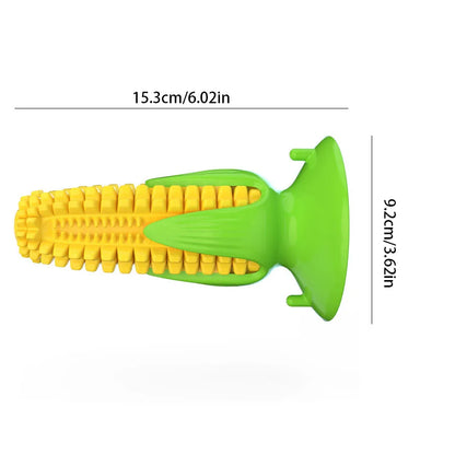 CornGrip – Suction Cup Dental Chew Toy 🌽🦷