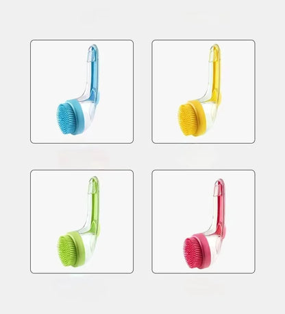 Pet Bath Brush with Shampoo Dispenser
