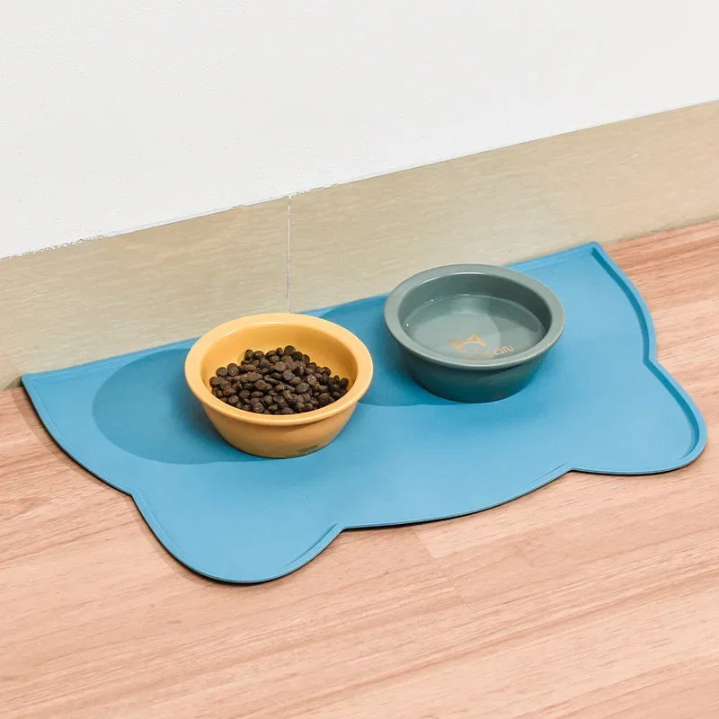 Food Grade Silicone Pet Feeding Mat - Waterproof & Anti-Slip