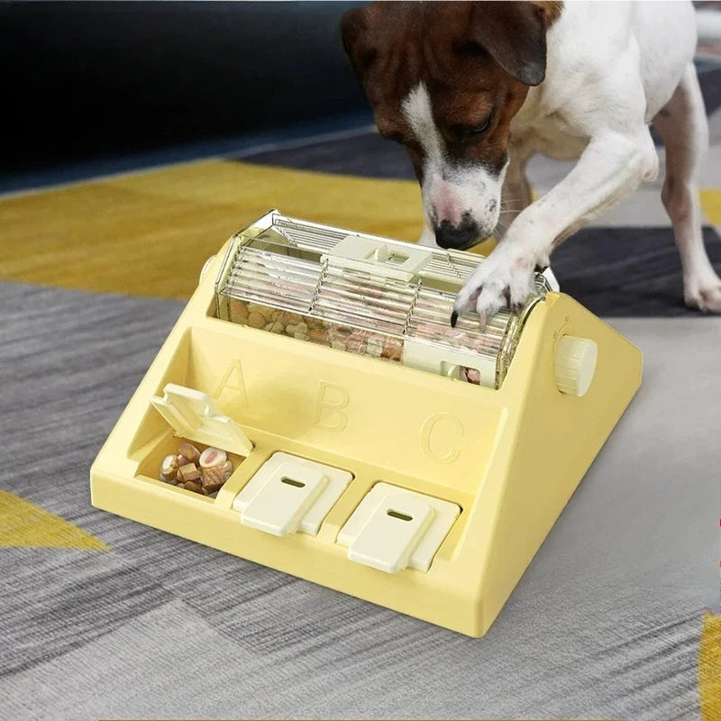 Slow Feeder Dog Puzzle Toy –  Hide & Seek Treat Dispenser