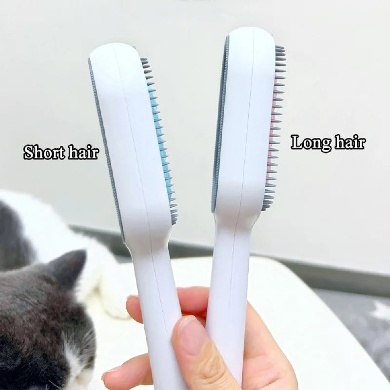 3-in-1 Pet Brush with Water Tank for Cats & Dogs