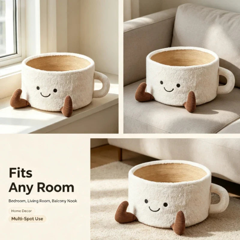 Coffee Cup Cosy Pet Bed