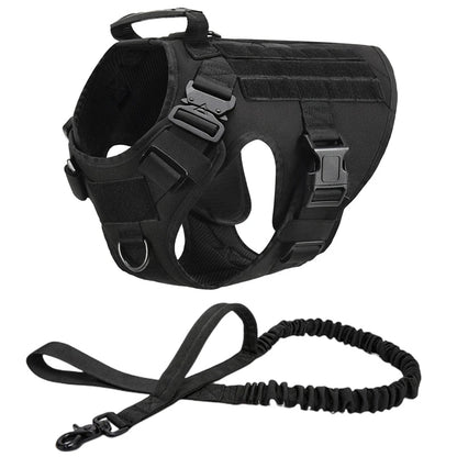 Tactical Dog Harness & Leash Set