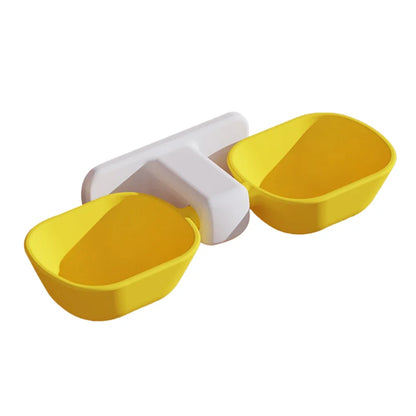 Wall-Mounted Adjustable Pet Feeding Bowl