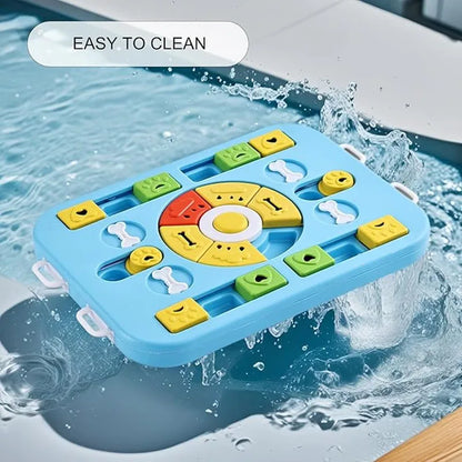 4-in-1 Interactive Dog & Cat Puzzle Toy – Slow Feeder