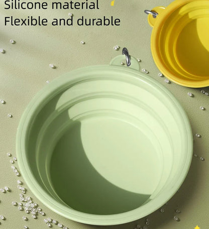 Pet Folding Silicone Bowl