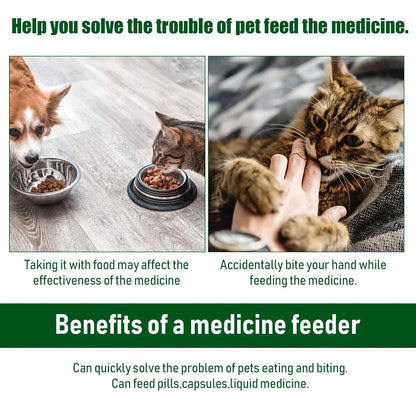 PetCare Pill Feeding Dispenser for Cats and Dogs (3pcs)