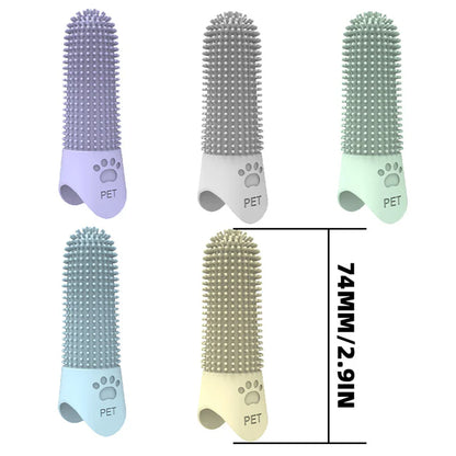 Pet Silicone Teeth Cleaning Fingertips