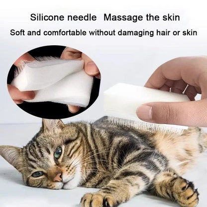 Soft Cat & Dog Massage Brush – Simulated Cat Tongue Grooming Brush