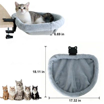 DeskPurr - Foldable Cat Desk Bed & Hammock