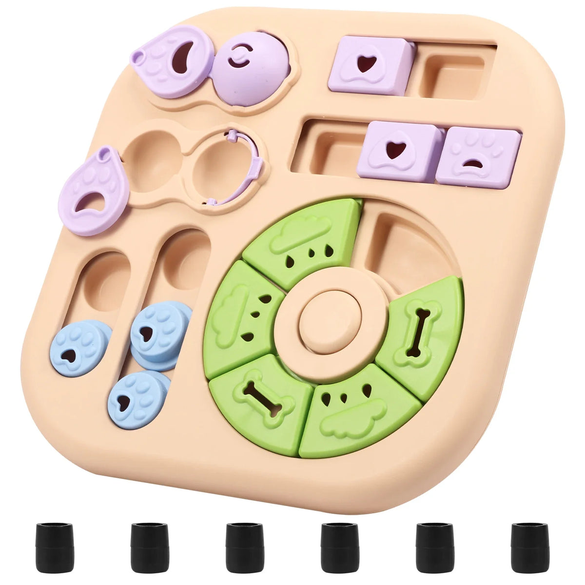 Interactive Dog Puzzle Toy – Slow Feeder & Treat Dispenser