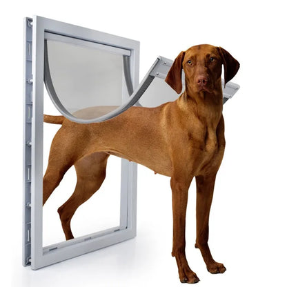 Insulated Pet Door with Flame