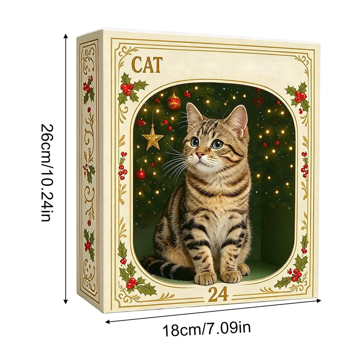 24-Day Cat Christmas Countdown Calendar 🎄🐱