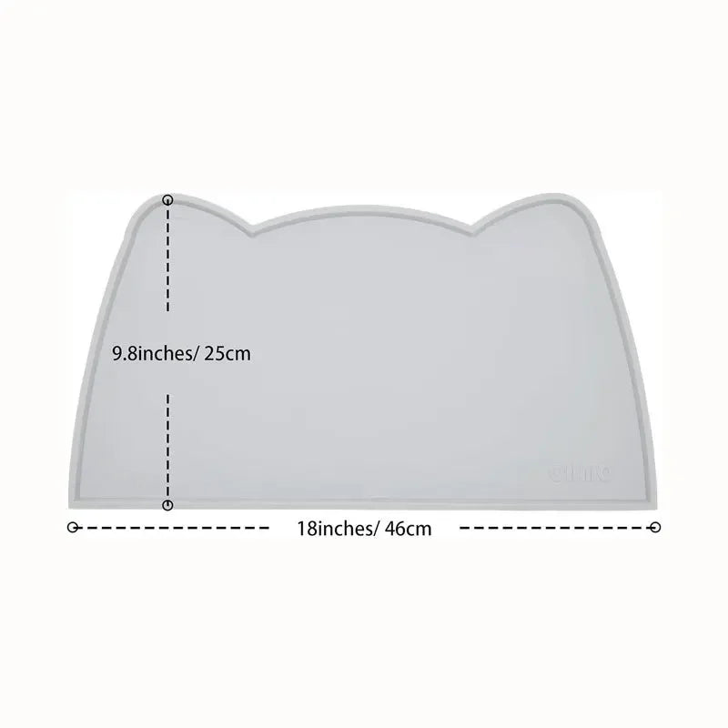 Food Grade Silicone Pet Feeding Mat - Waterproof & Anti-Slip