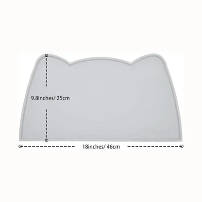 Food Grade Silicone Pet Feeding Mat - Waterproof & Anti-Slip
