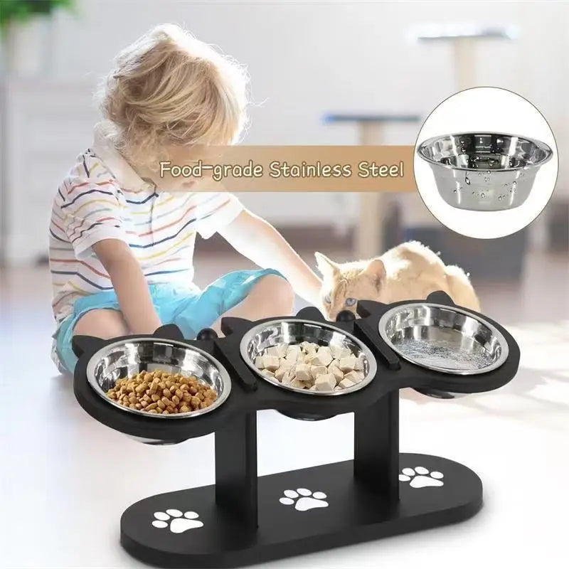 PawsNest 3-Tier Elevated Pet Feeding Station