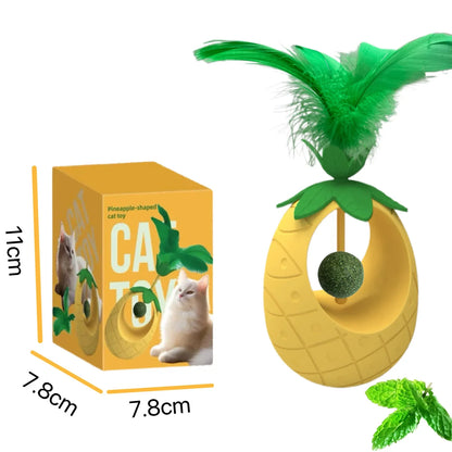 Interactive Cat Wobbler Teaser Wand – Catnip Toy