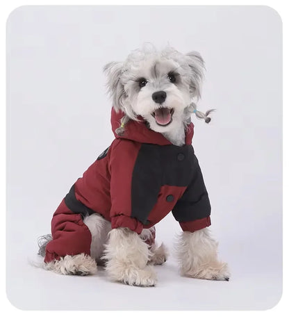 SnowCoat – Hooded Winter Dog Jacket 🧥❄️