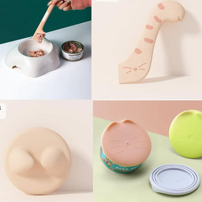 Pet Spoon – Can Opener & Sealing Lid for Pet Food Cans