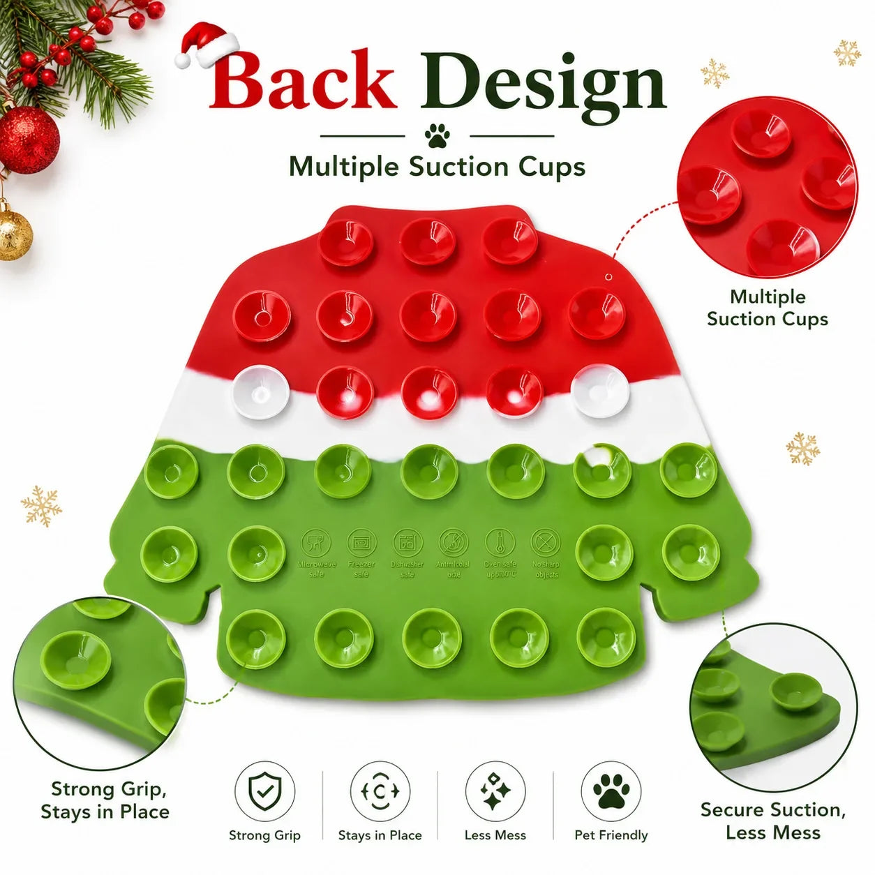 Festive Pet Lick & Treat Mat