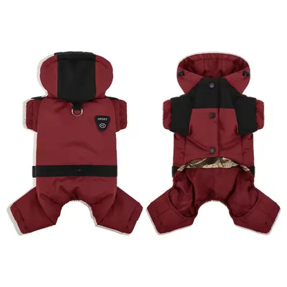SnowCoat – Hooded Winter Dog Jacket 🧥❄️
