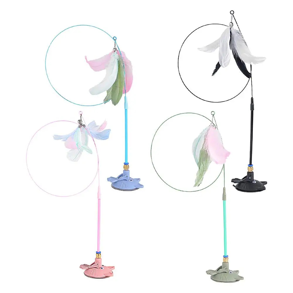 Interactive Self Play Suction Cup Cat Toy