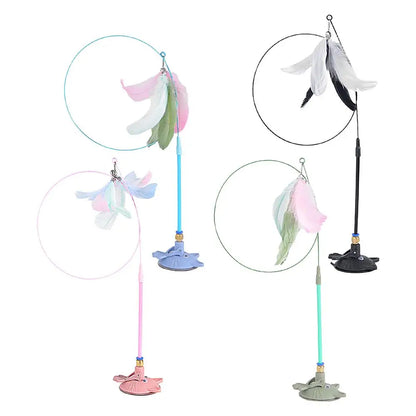 Interactive Self Play Suction Cup Cat Toy