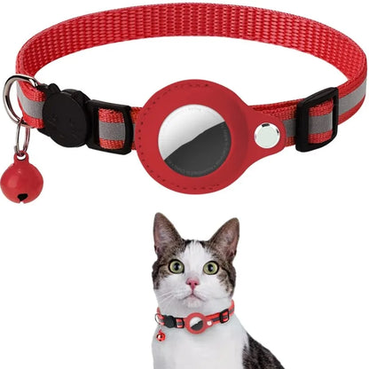 Reflective AirTag Case - Protective Collar for Dogs & Cats