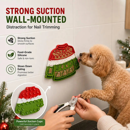 Festive Pet Lick & Treat Mat