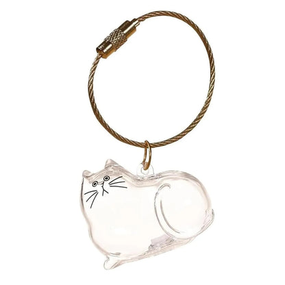 PurrCapsule Cat Hair Keepsake Keychain