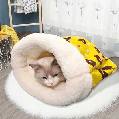 BurrowBag Semi-Enclosed Cat Sleeping Bag