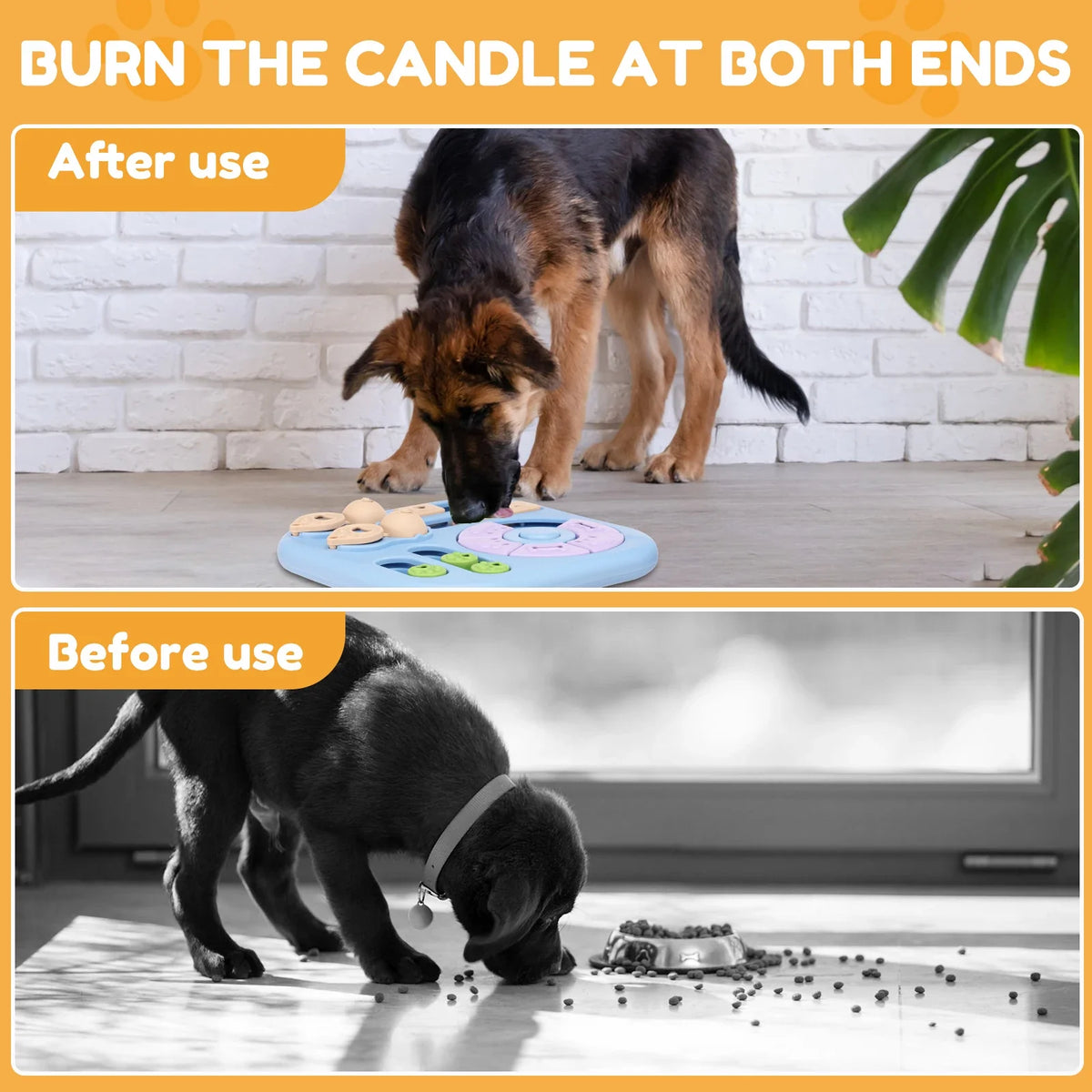 Interactive Dog Puzzle Toy – Slow Feeder & Treat Dispenser