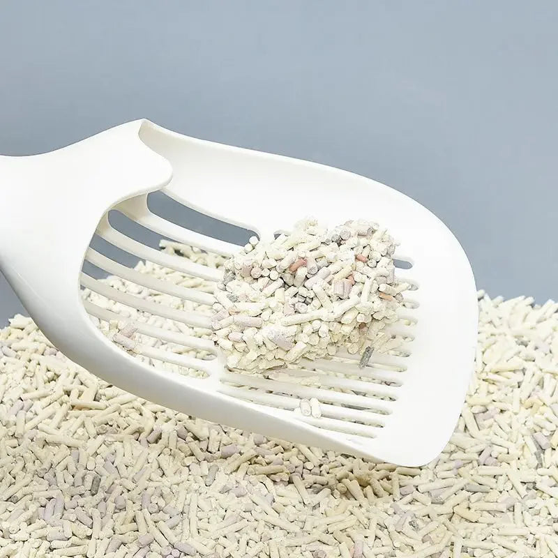 Cat Litter Scoop - Durable Plastic Poop Shovel for Cats