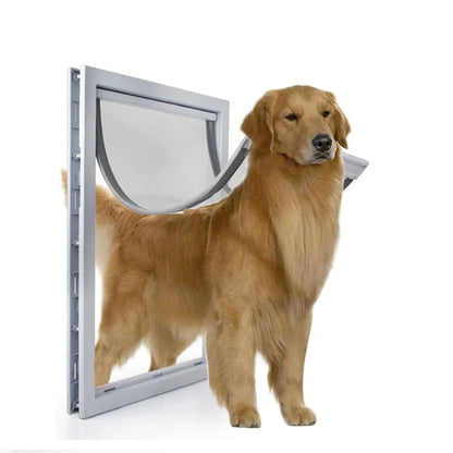 Insulated Pet Door with Flame