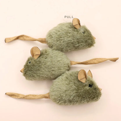SqueakyMouse Plush Cat Toy