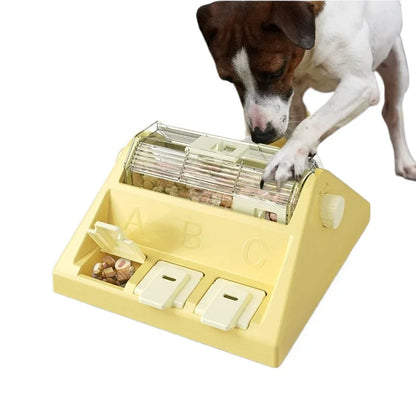 Slow Feeder Dog Puzzle Toy –  Hide & Seek Treat Dispenser