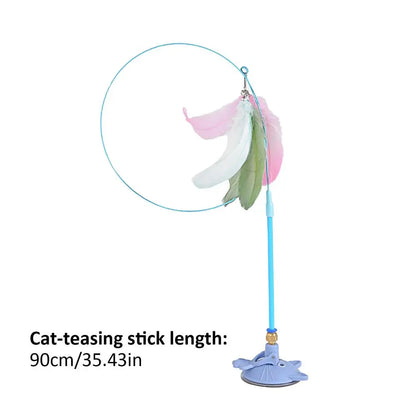 Interactive Self Play Suction Cup Cat Toy