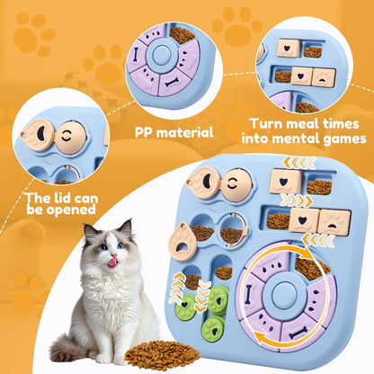 Interactive Dog Puzzle Toy – Slow Feeder & Treat Dispenser