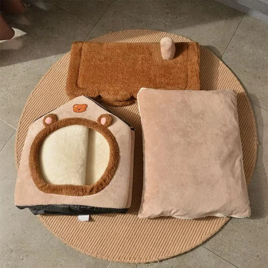 Foldable Cozy Cat House