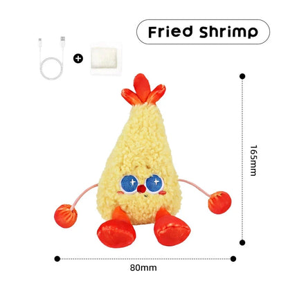 Interactive Moving Shrimp Cat Toy