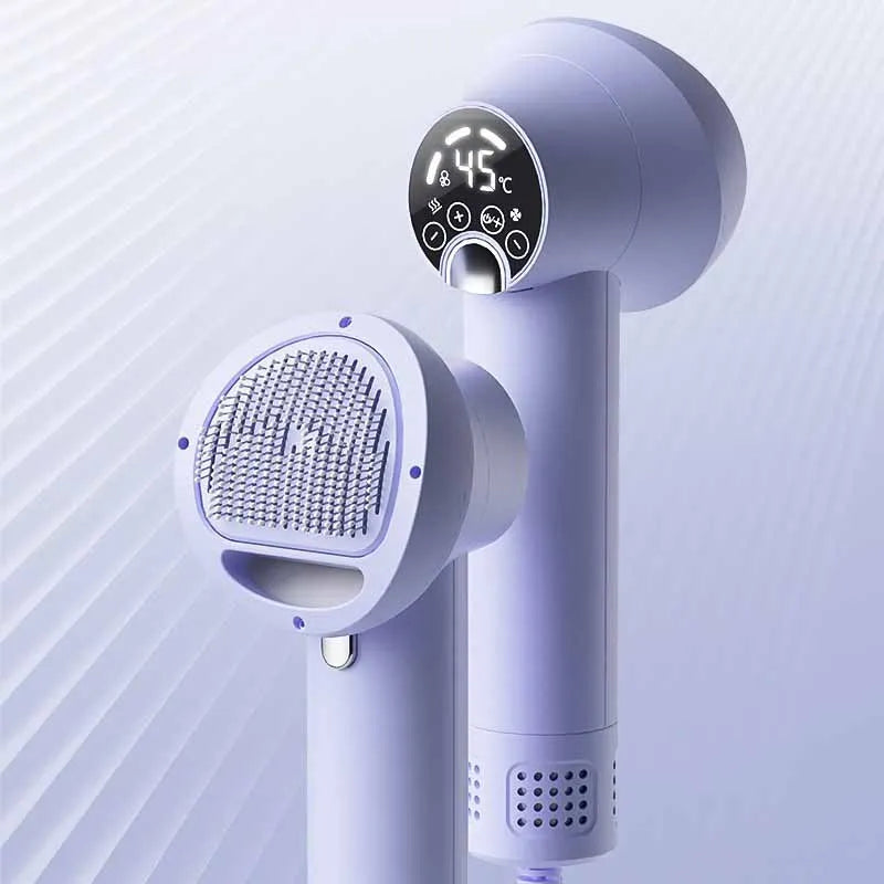 FurDry Pro Pet Hair Dryer Brush – Hot & Cold Wind Grooming Dryer for Dogs & Cats