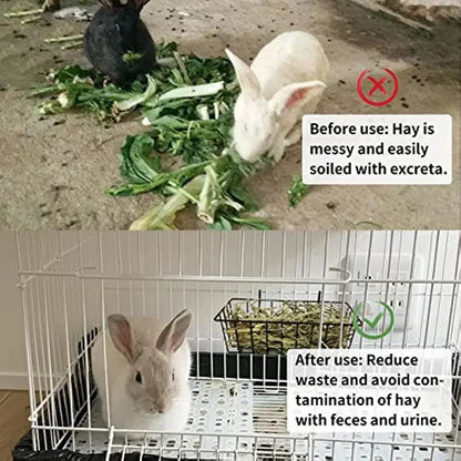 Rabbit Food Basket – Grass Rack Hay Feeder for Rabbits