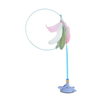 Interactive Self Play Suction Cup Cat Toy