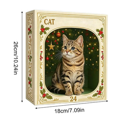 24-Day Cat Christmas Countdown Calendar 🎄🐱