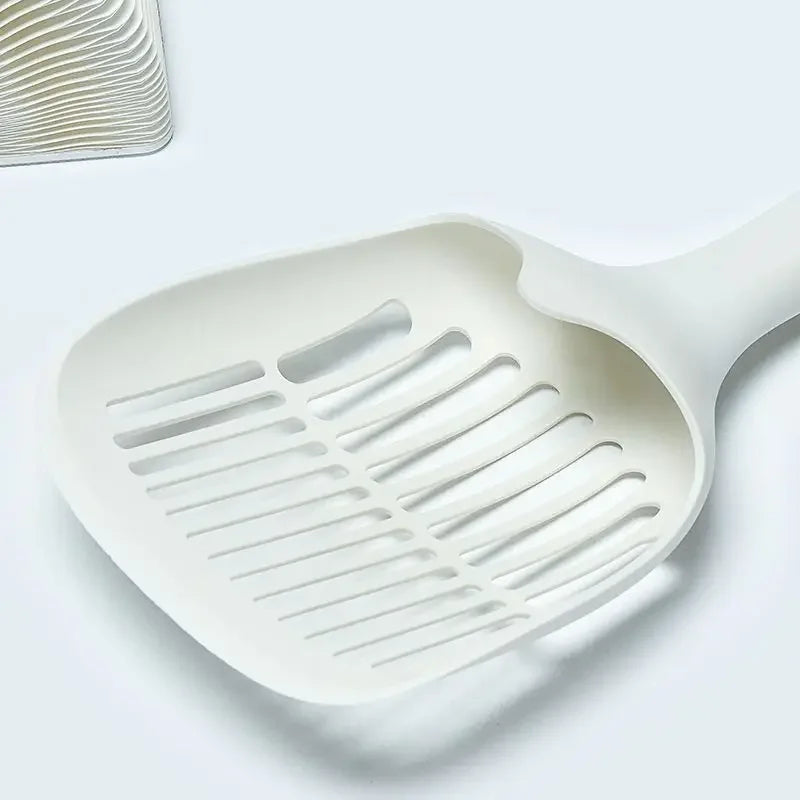 Cat Litter Scoop - Durable Plastic Poop Shovel for Cats