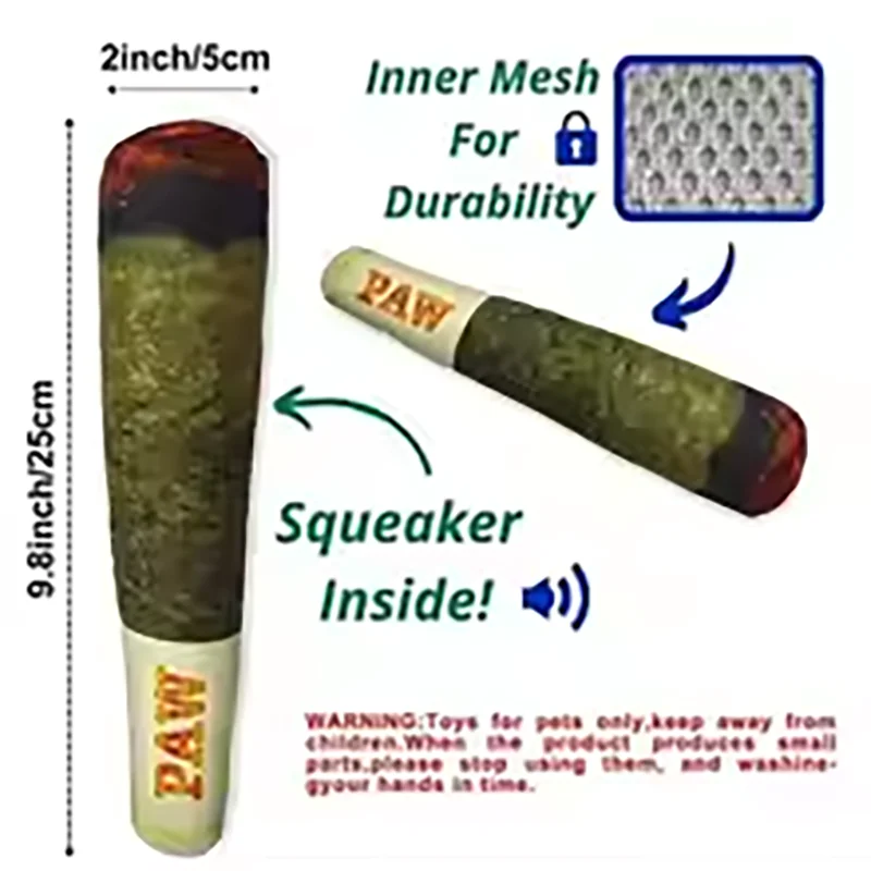 PuffPal Novelty Squeaky Dog Toy